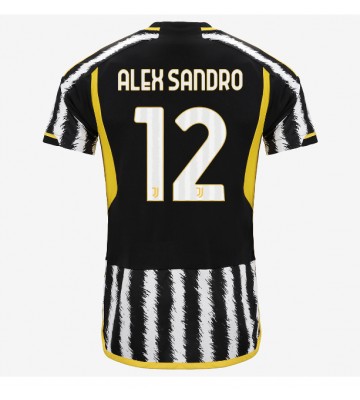 Juventus Alex Sandro #12 Primera Equipación 2023-24 Manga Corta